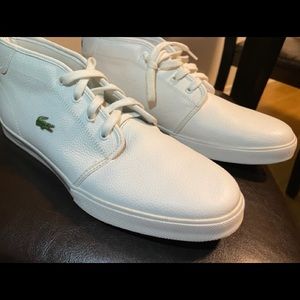 New White men Lacoste tennis shoes